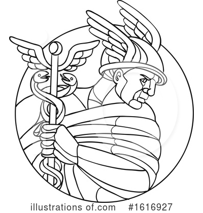 Royalty-Free (RF) Mercury Clipart Illustration by patrimonio - Stock Sample #1616927
