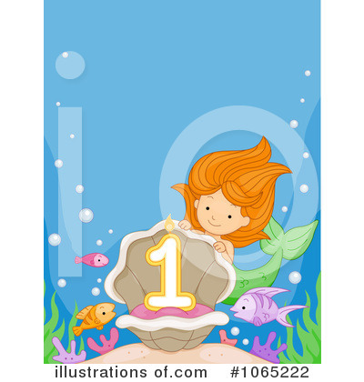 Royalty-Free (RF) Mermaid Clipart Illustration by BNP Design Studio - Stock Sample #1065222