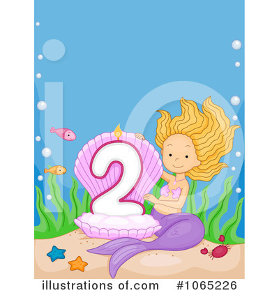 Royalty-Free (RF) Mermaid Clipart Illustration by BNP Design Studio - Stock Sample #1065226