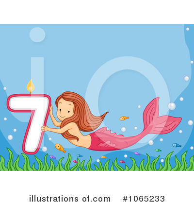 Royalty-Free (RF) Mermaid Clipart Illustration by BNP Design Studio - Stock Sample #1065233