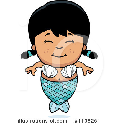 Royalty-Free (RF) Mermaid Clipart Illustration by Cory Thoman - Stock Sample #1108261
