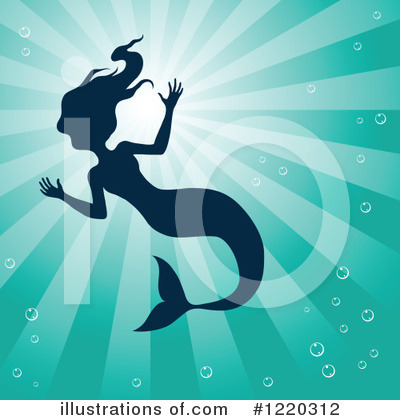 Royalty-Free (RF) Mermaid Clipart Illustration by cidepix - Stock Sample #1220312