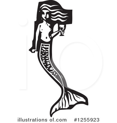 Royalty-Free (RF) Mermaid Clipart Illustration by xunantunich - Stock Sample #1255923