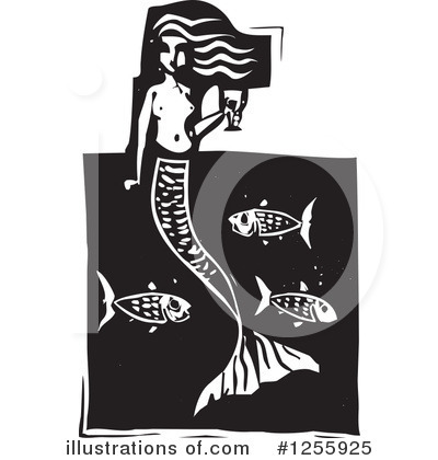 Royalty-Free (RF) Mermaid Clipart Illustration by xunantunich - Stock Sample #1255925