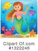 Mermaid Clipart #1322246 by visekart