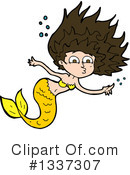 Mermaid Clipart #1337307 by lineartestpilot