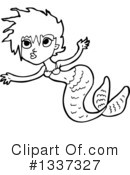 Mermaid Clipart #1337327 by lineartestpilot