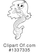 Mermaid Clipart #1337335 by lineartestpilot