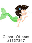 Mermaid Clipart #1337347 by lineartestpilot