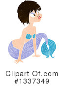 Mermaid Clipart #1337349 by lineartestpilot