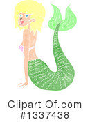 Mermaid Clipart #1337438 by lineartestpilot
