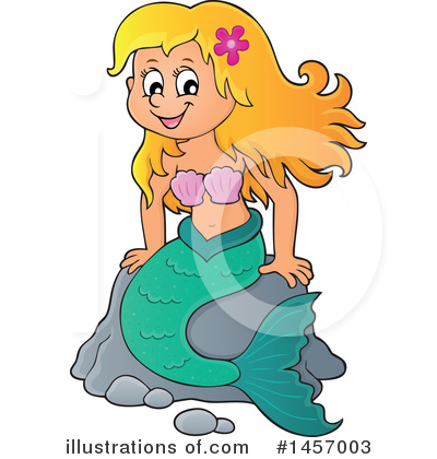 Mermaid Clipart #1457003 by visekart