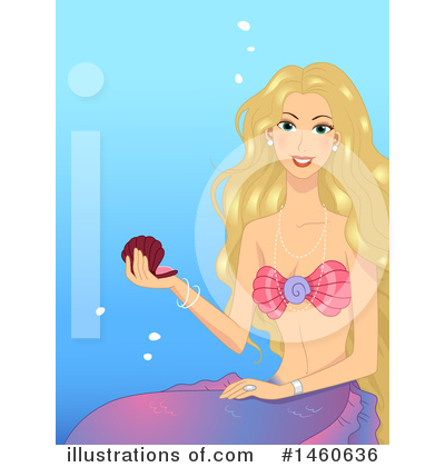 Royalty-Free (RF) Mermaid Clipart Illustration by BNP Design Studio - Stock Sample #1460636