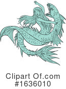 Mermaid Clipart #1636010 by patrimonio