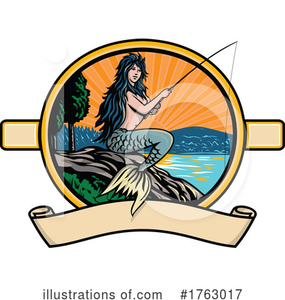 Mermaid Clipart #1763017 by patrimonio