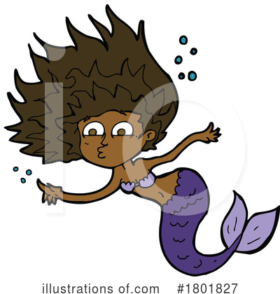 Mermaid Clipart #1801827 by lineartestpilot