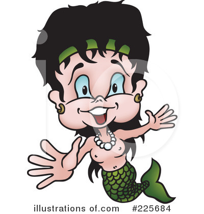 Royalty-Free (RF) Mermaid Clipart Illustration by dero - Stock Sample #225684