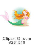 Mermaid Clipart #231519 by Pushkin