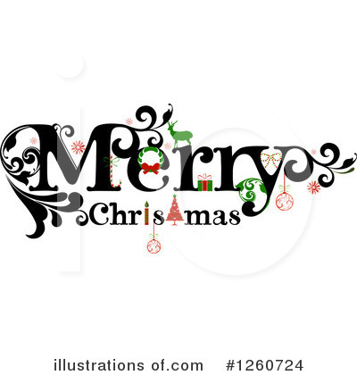 Merry Christmas Clipart #1260724 by OnFocusMedia