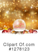 Merry Christmas Clipart #1278123 by KJ Pargeter