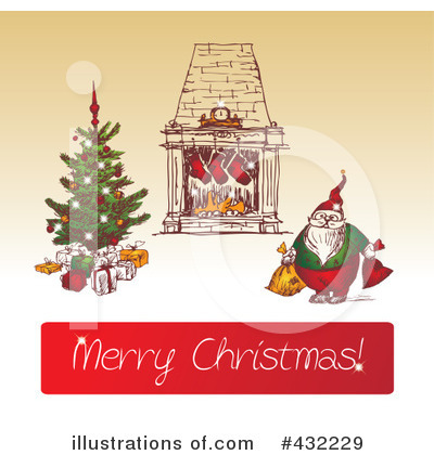 Merry Christmas Clipart #432229 by Eugene