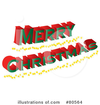 Merry Christmas Clipart #80564 by Pams Clipart