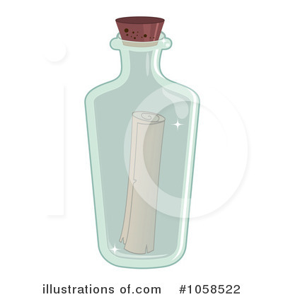Bottle Clipart #1058522 by Melisende Vector
