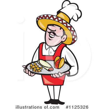Waiter Clipart #1125326 by patrimonio