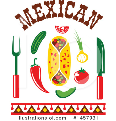 Royalty-Free (RF) Mexican Clipart Illustration by Vector Tradition SM - Stock Sample #1457931