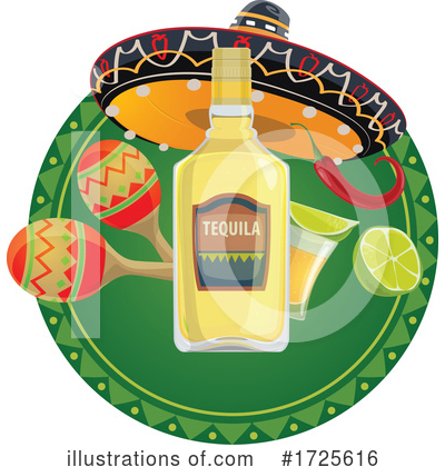 Tequila Clipart #1725616 by Vector Tradition SM