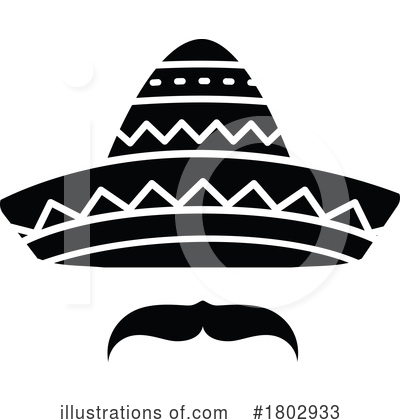 Mustache Clipart #1802933 by Vector Tradition SM