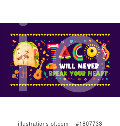 Taco Clipart #1807733 by Vector Tradition SM