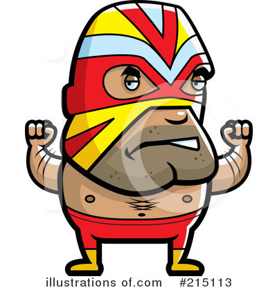 Wrestler Clipart #215113 by Cory Thoman