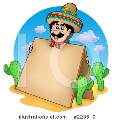 Royalty-Free (RF) Mexican Clipart Illustration by visekart - Stock Sample #223510