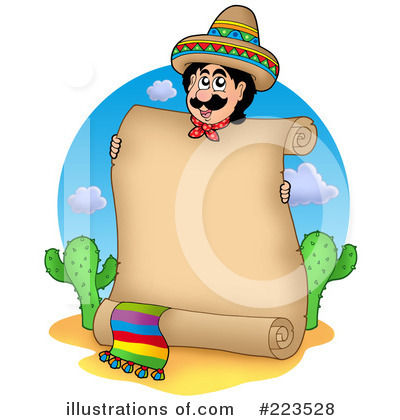 Royalty-Free (RF) Mexican Clipart Illustration by visekart - Stock Sample #223528
