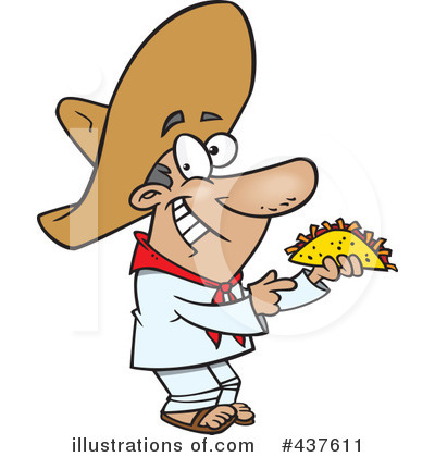 Taco Clipart #437611 by toonaday