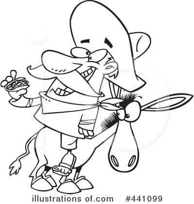 Mule Clipart #441099 by toonaday