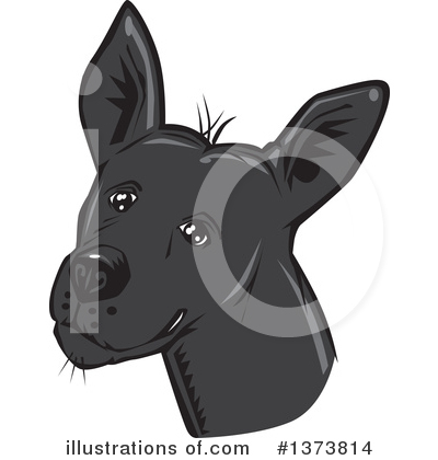 Royalty-Free (RF) Mexican Hairless Dog Clipart Illustration by David Rey - Stock Sample #1373814