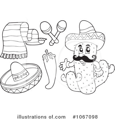 Royalty-Free (RF) Mexico Clipart Illustration by visekart - Stock Sample #1067098