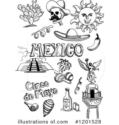 Royalty-Free (RF) Mexico Clipart Illustration by David Rey - Stock Sample #1201528
