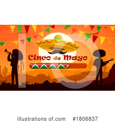 Cinco De Mayo Clipart #1806837 by Vector Tradition SM