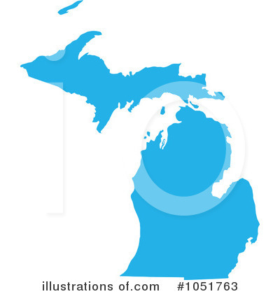 Royalty-Free (RF) Michigan Clipart Illustration by Jamers - Stock Sample #1051763