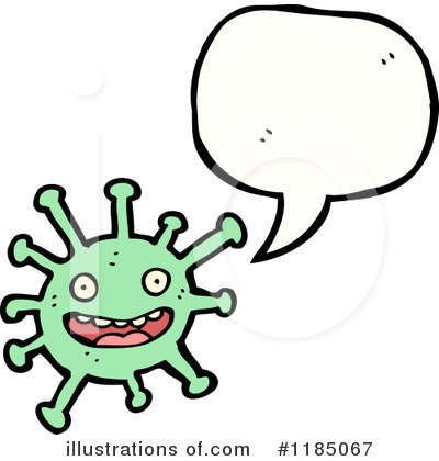 Royalty-Free (RF) Microbe Clipart Illustration by lineartestpilot - Stock Sample #1185067