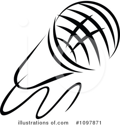 Royalty-Free (RF) Microphone Clipart Illustration by Vector Tradition SM - Stock Sample #1097871