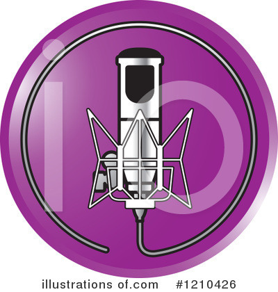 Royalty-Free (RF) Microphone Clipart Illustration by Lal Perera - Stock Sample #1210426