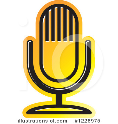 Royalty-Free (RF) Microphone Clipart Illustration by Lal Perera - Stock Sample #1228975