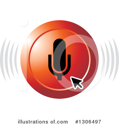 Royalty-Free (RF) Microphone Clipart Illustration by Lal Perera - Stock Sample #1306497