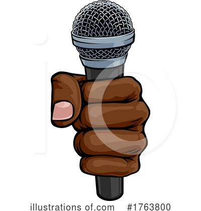 Microphone Clipart #1763800 by AtStockIllustration