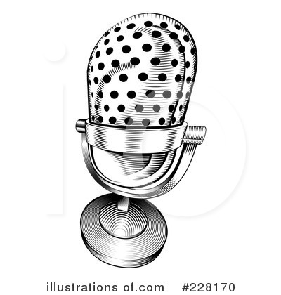 Microphone Clipart #228170 by AtStockIllustration