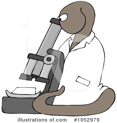 Royalty-Free (RF) Microscope Clipart Illustration by djart - Stock Sample #1052979